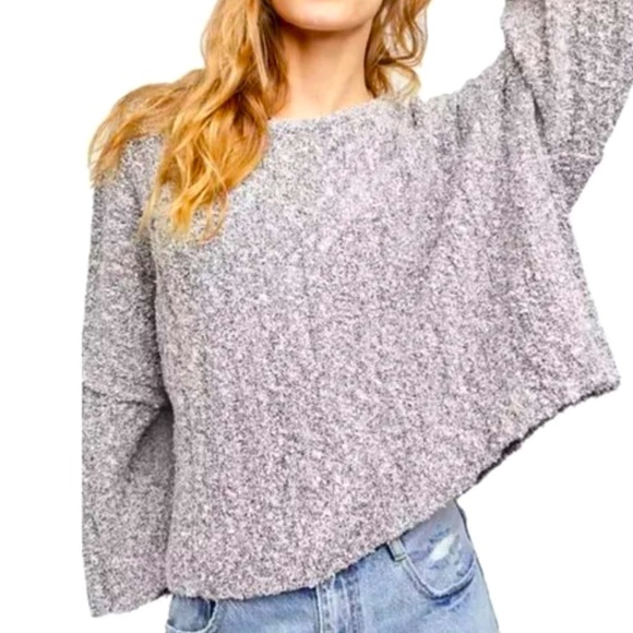 FREE People good day cropped oversized sweater - Picture 13 of 14